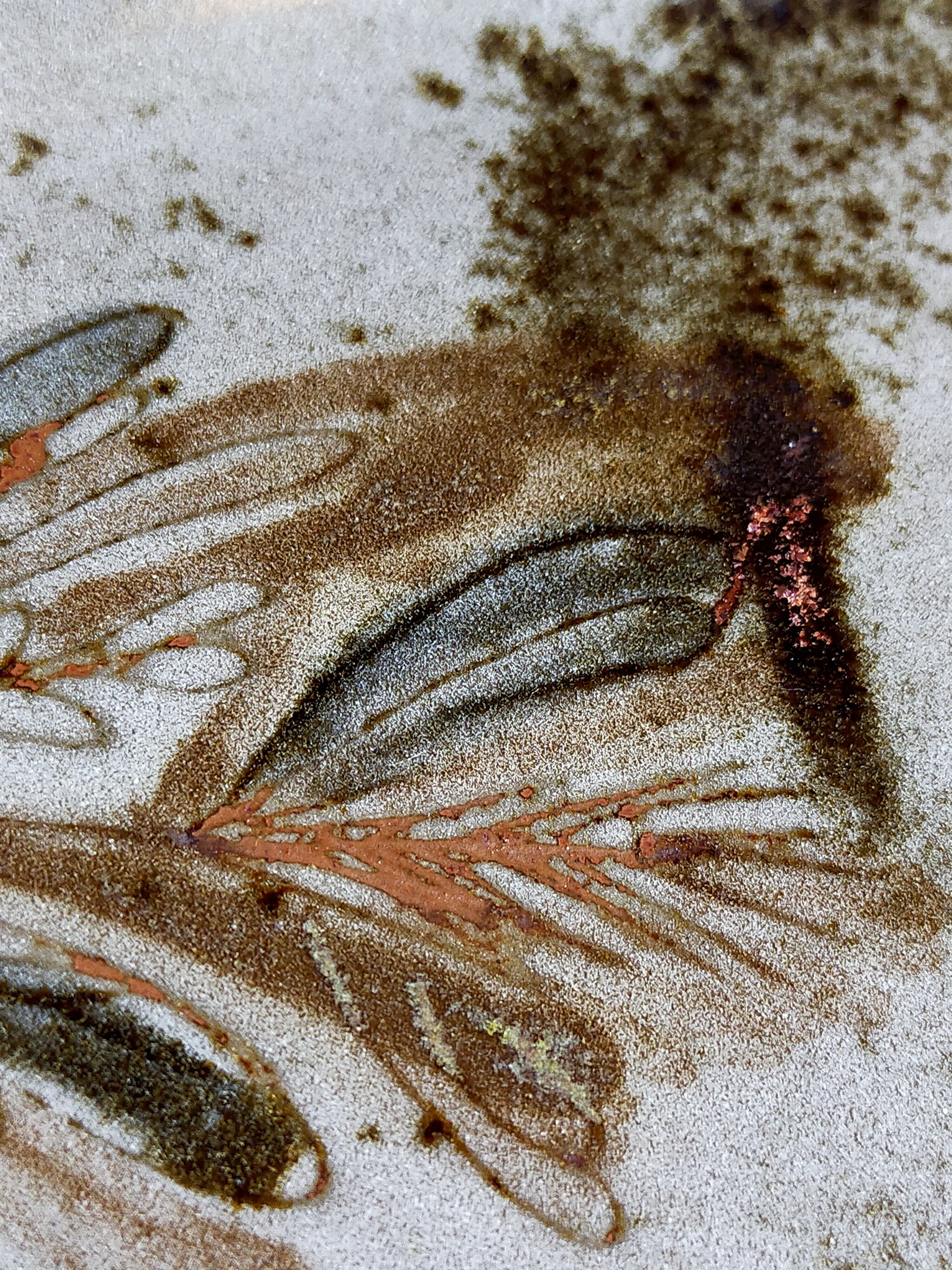 60s ceramic potter oval dish