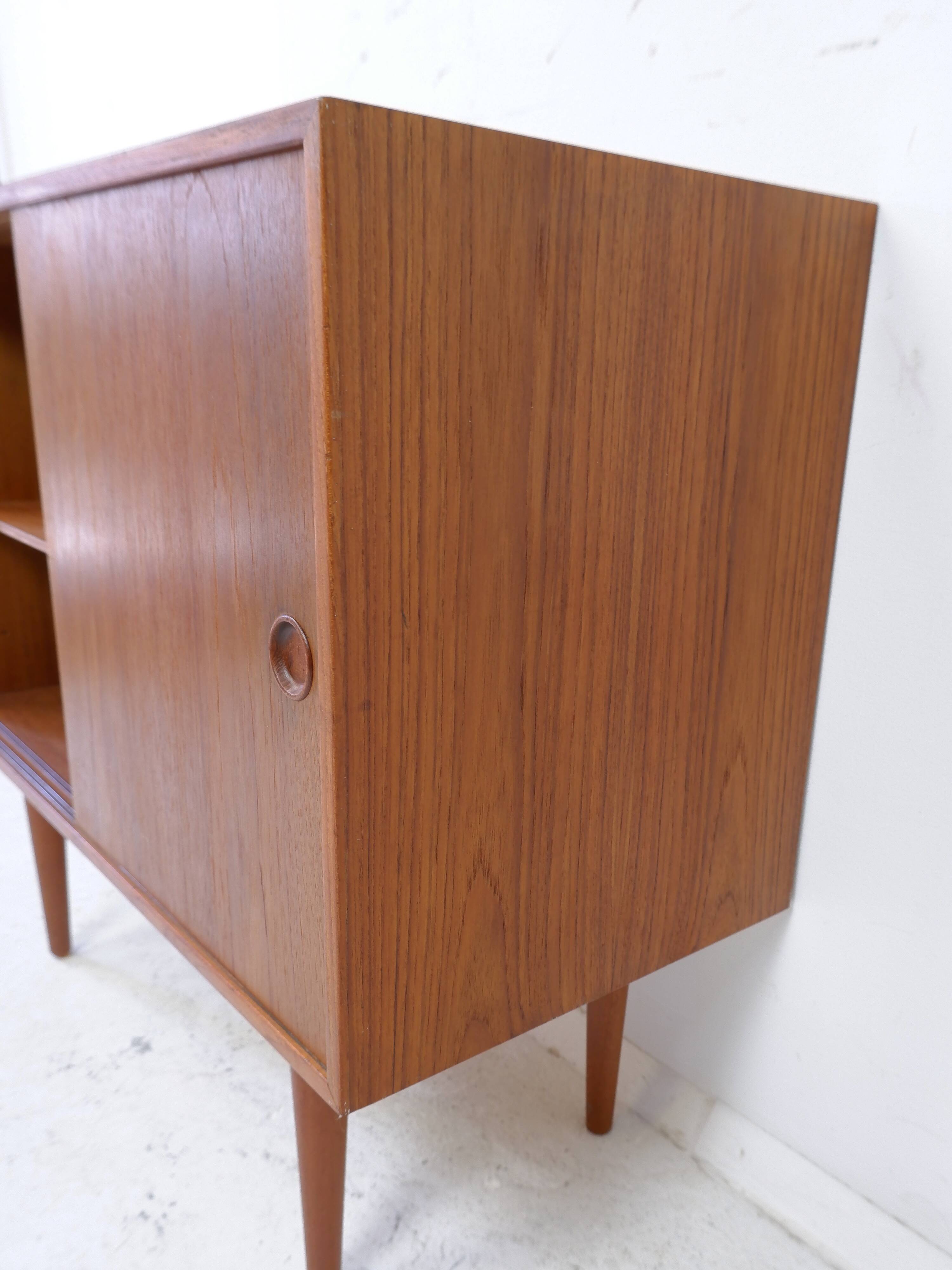 Danish sliding door cabinet by Kai Kristiansen, 1960s