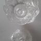 Bonbonnière sur pied en verre ou cristal
