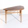 Vintage Scandinavian side table with three legs by LJ Bord, teak and beech, 1950s–1960s.