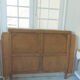 Art Deco headboard for a 160 cm bed in raw wood