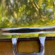 Sculpted silver serving tray