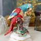 Nymphenburg porcelain parrot
