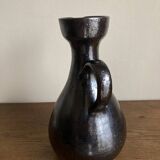 Robert Picault ceramics, black glazed earthenware, 1960