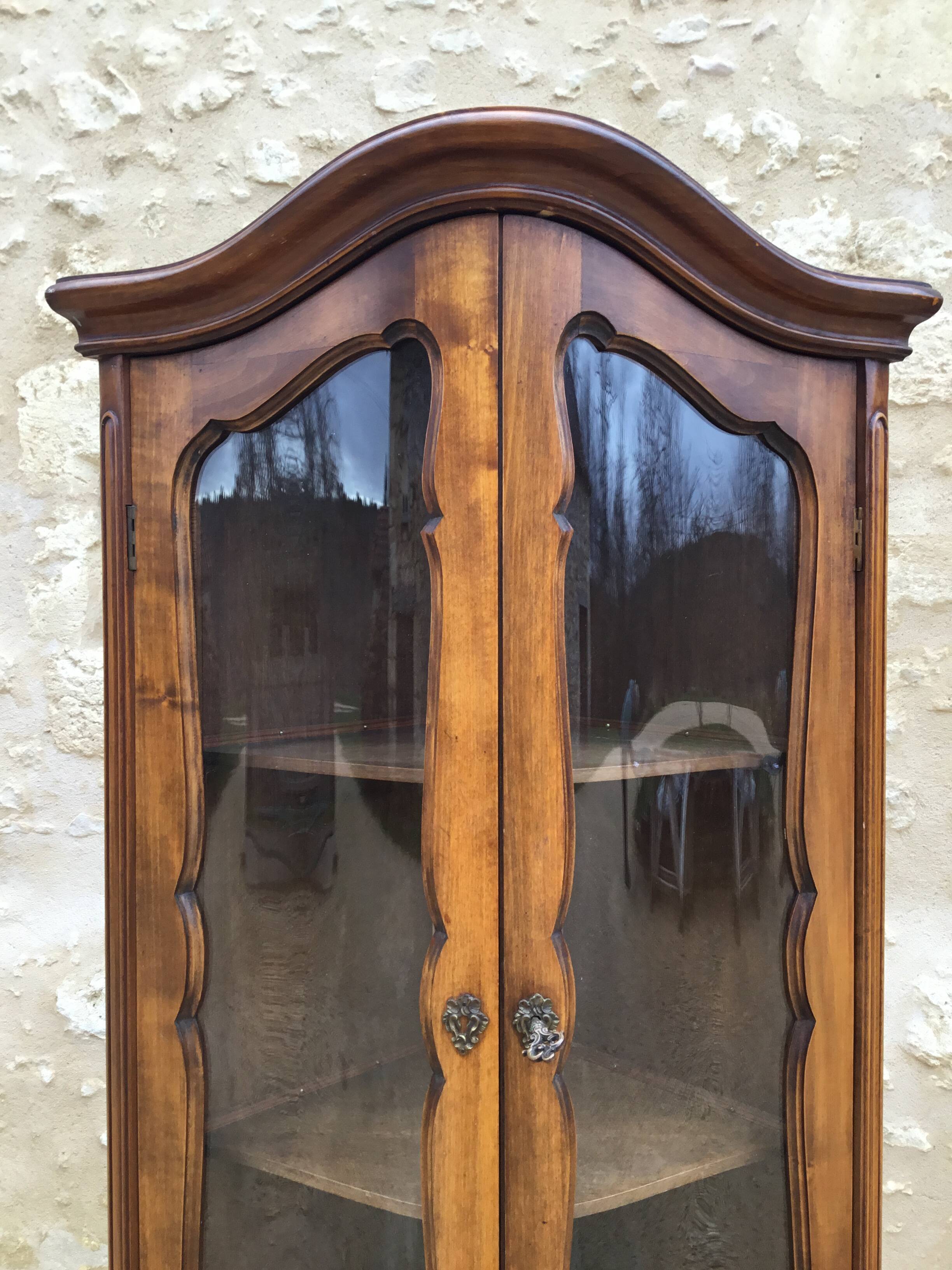 Glassed and curved corner mid-20th century