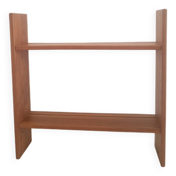 Vintage solid elm shelf