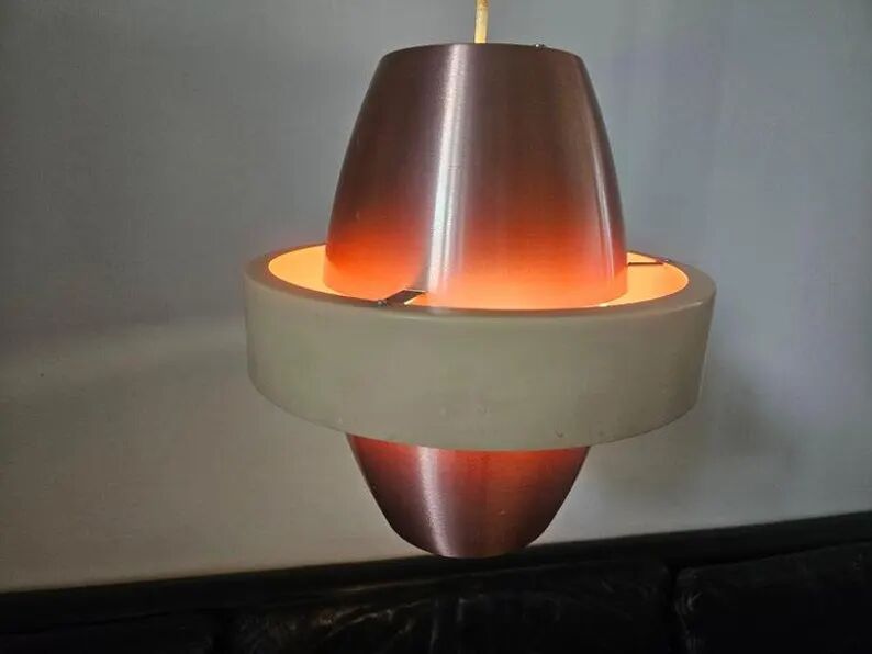 Rare Midcentury Pendant SATURN Space Age style, Denmark, 1970s