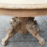 Oval oak table