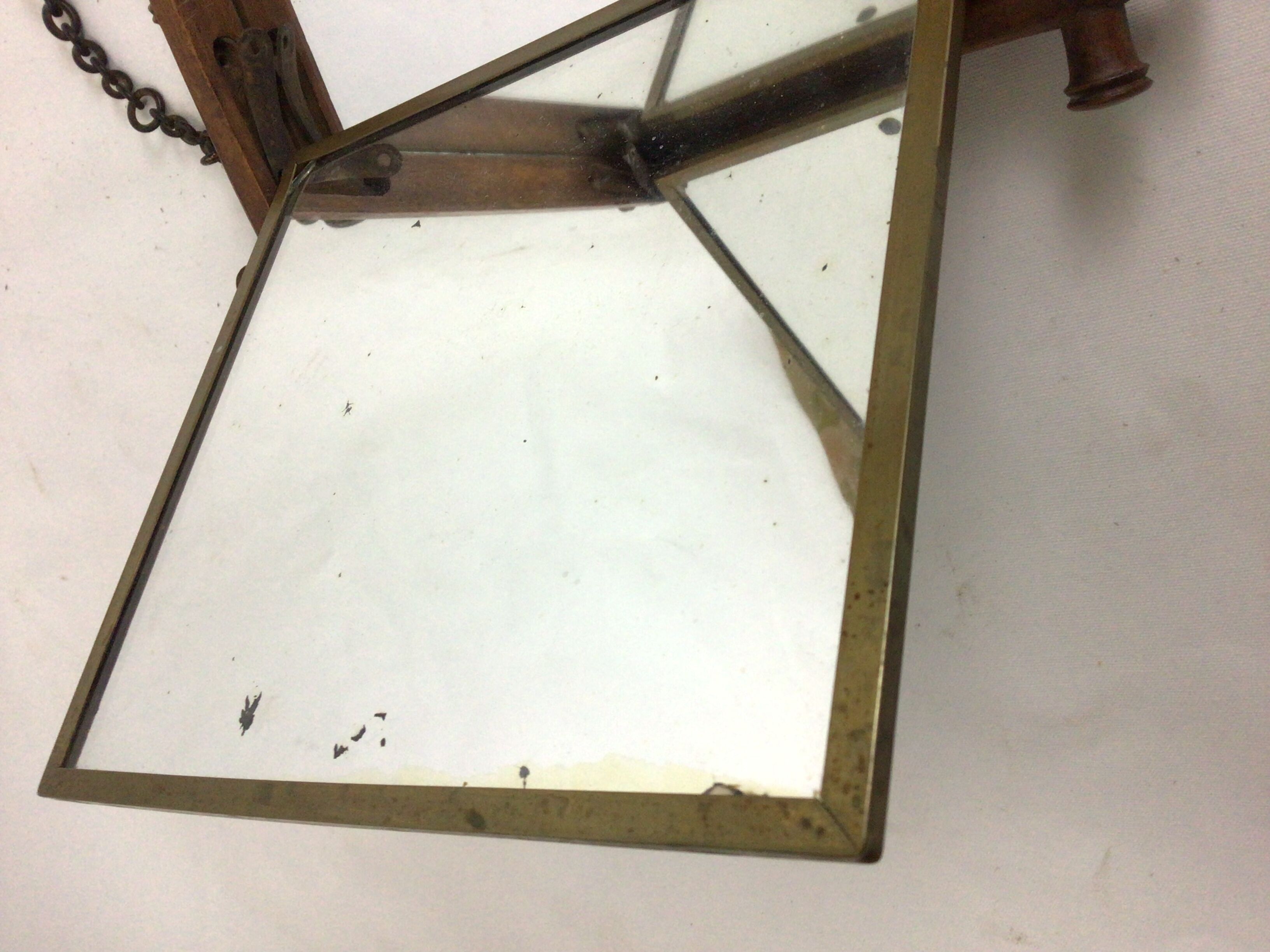 Tripletical barber mirror lb patented sgdg