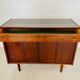 Vintage danish mid century rosewood sliding door cabinet 1960s