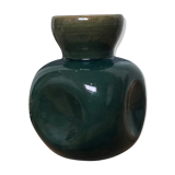 Vase céramisue vert bleu