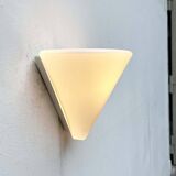 Wall lamp in glass from the Postmodern T+L Royal Typ L 133 series by Keuco, 1980s.