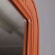 Miroir mural vintage orange par Carrara Matta, années 1970