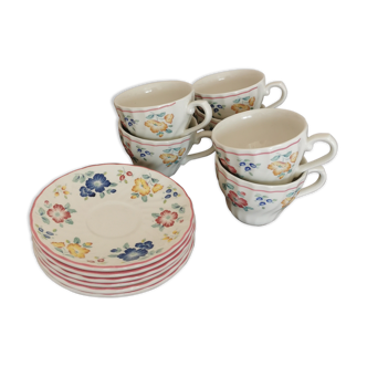 6 tasses à café ou thé Churchil Made in England