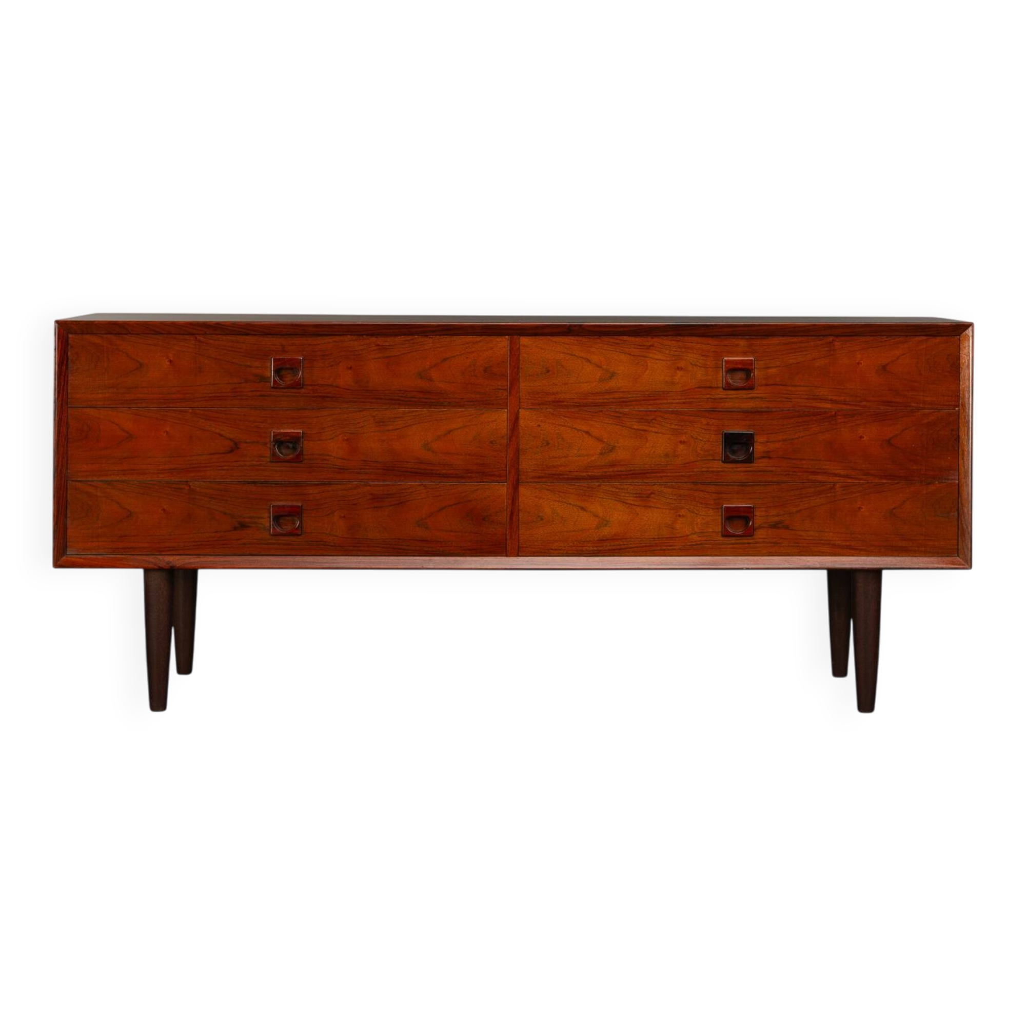 Danish Design Rosewood Chest of Drawers by Brouer Mobelfabrik, 1960s