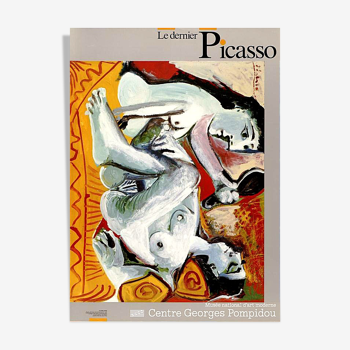 Affiche originale Pablo Picasso Pompidou 1987 Les deux amies, 1965
