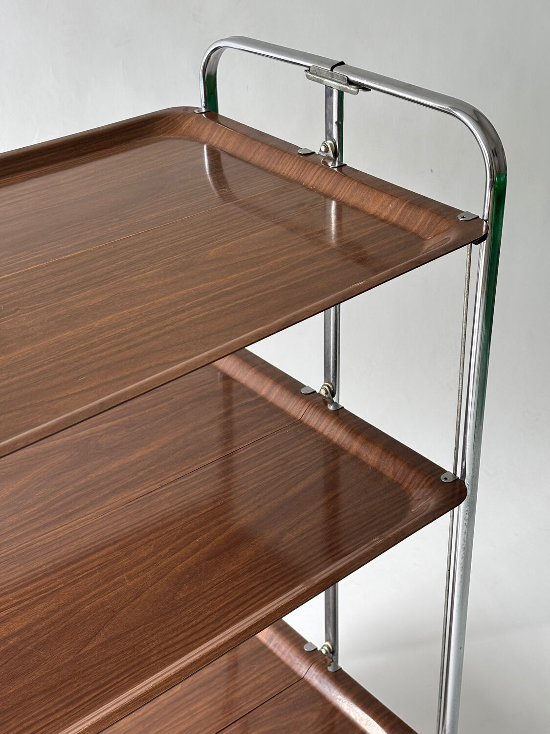 Mid-century folding dessert table, Germany 1970.