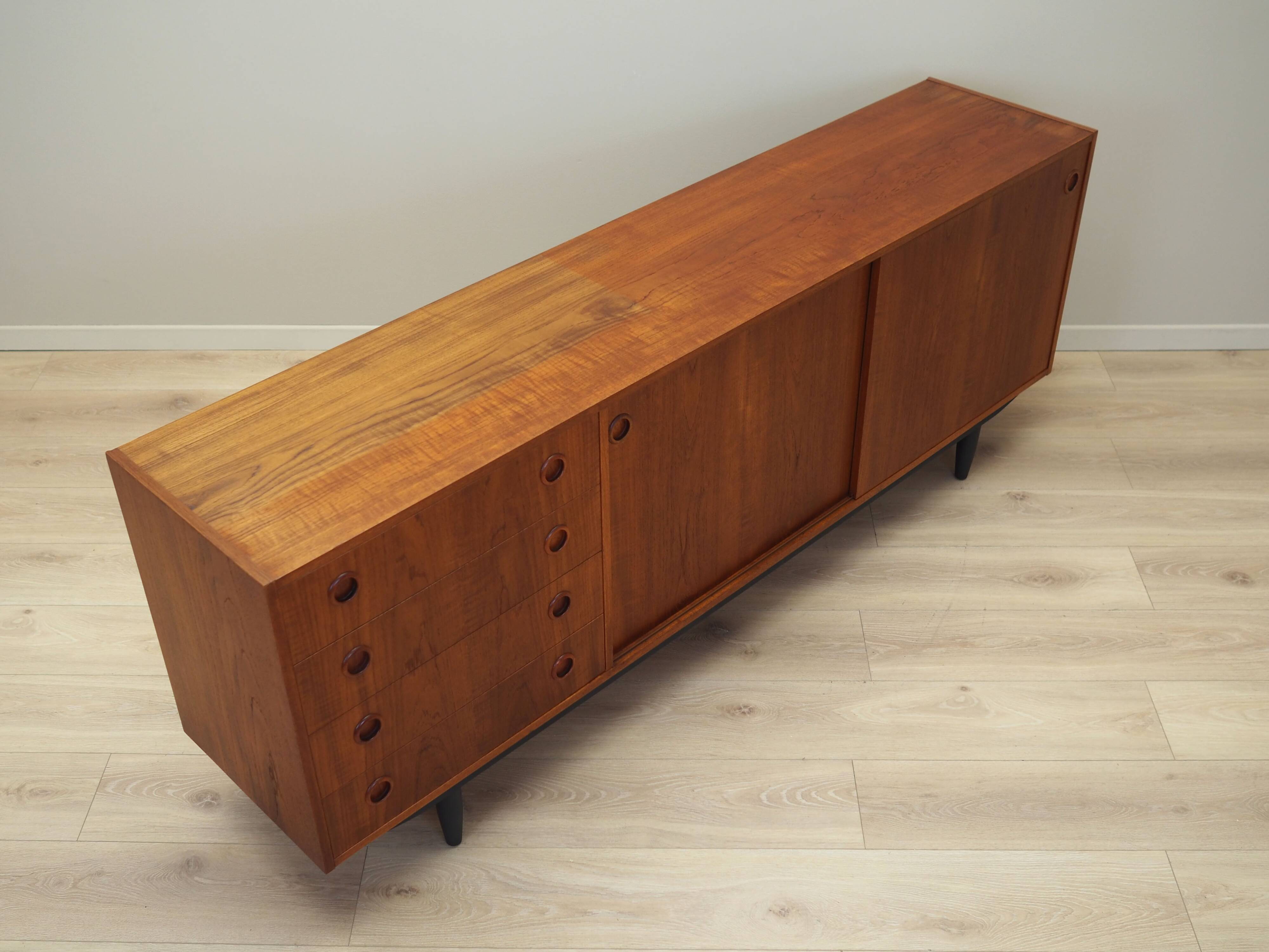 Teak sideboard, Danish design, 1970s, production: Denmark