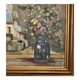 "The Bouquet on the Window" by Milia Laufer