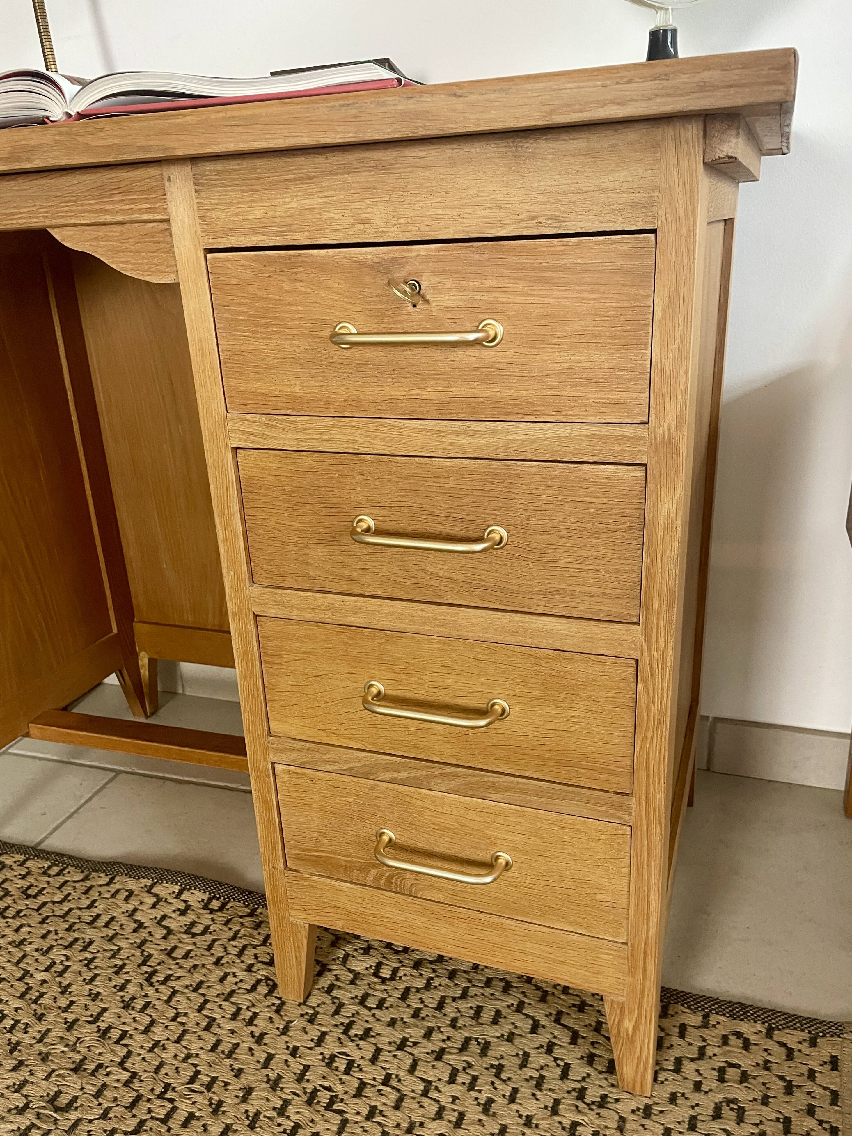 Wooden desk from the 40s/50s