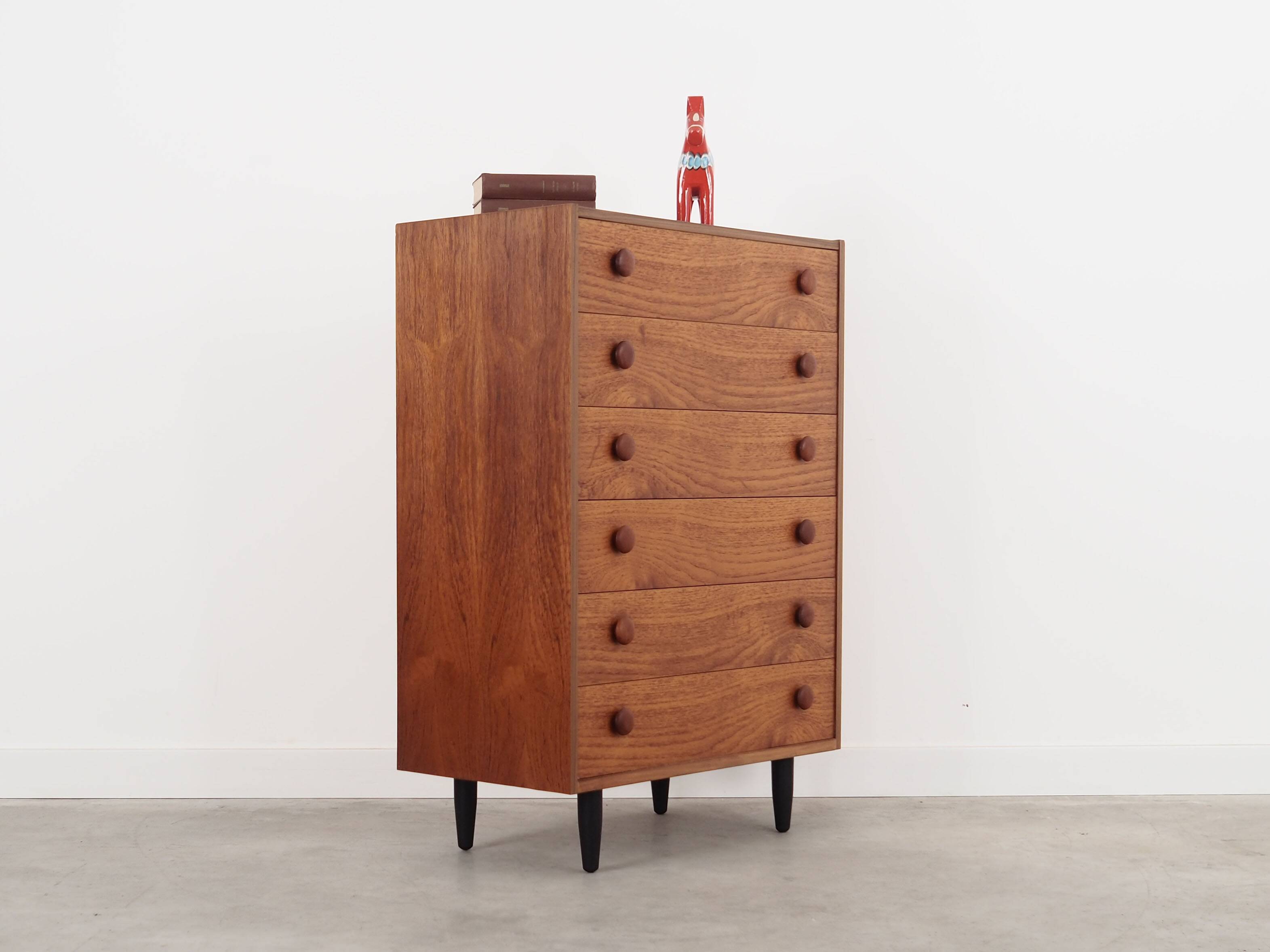 Teak chest of drawers, Danish design, 1960s, production: Denmark