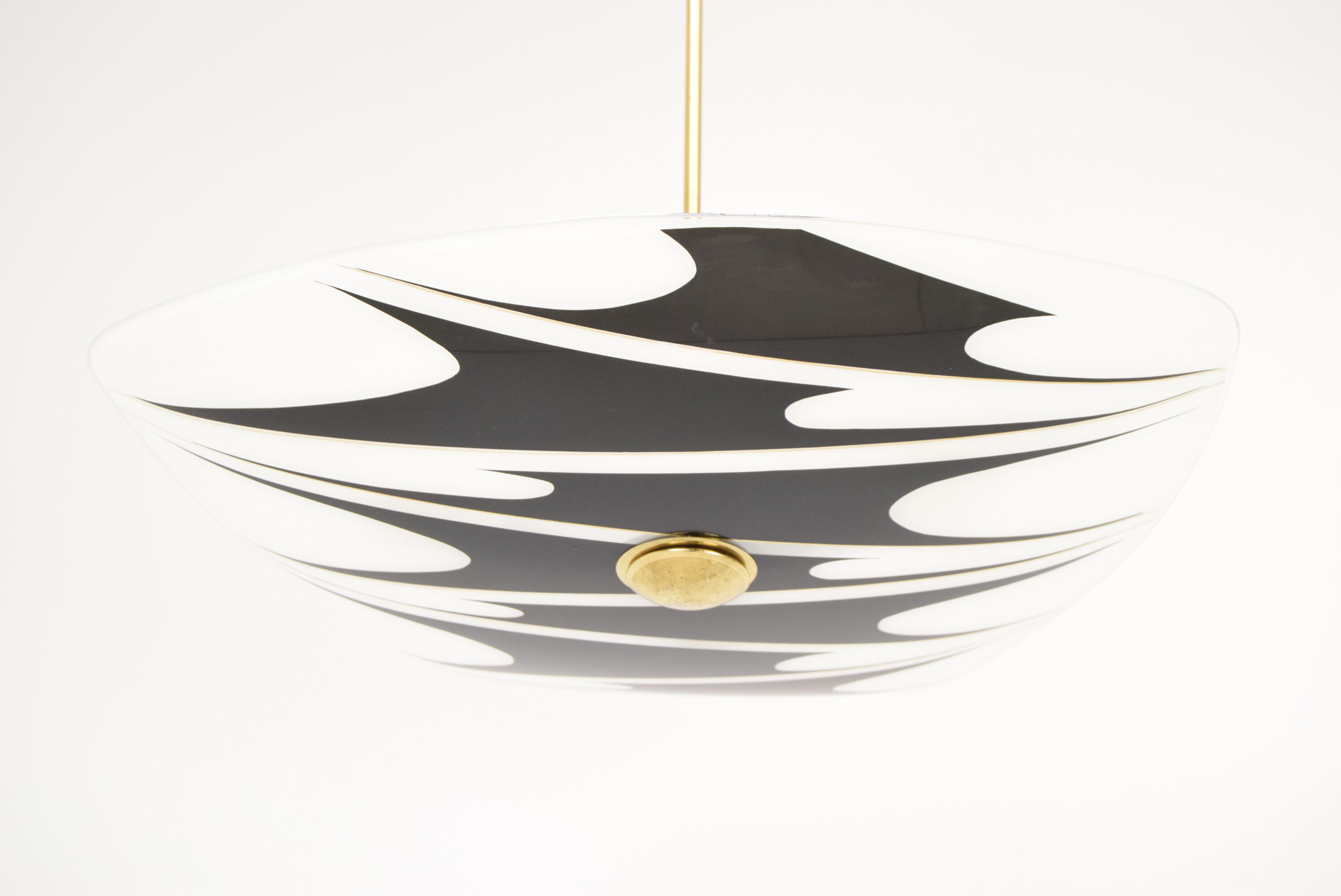 Mid-century Glass Pendant,1960's.