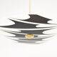 Mid-century Glass Pendant,1960's.