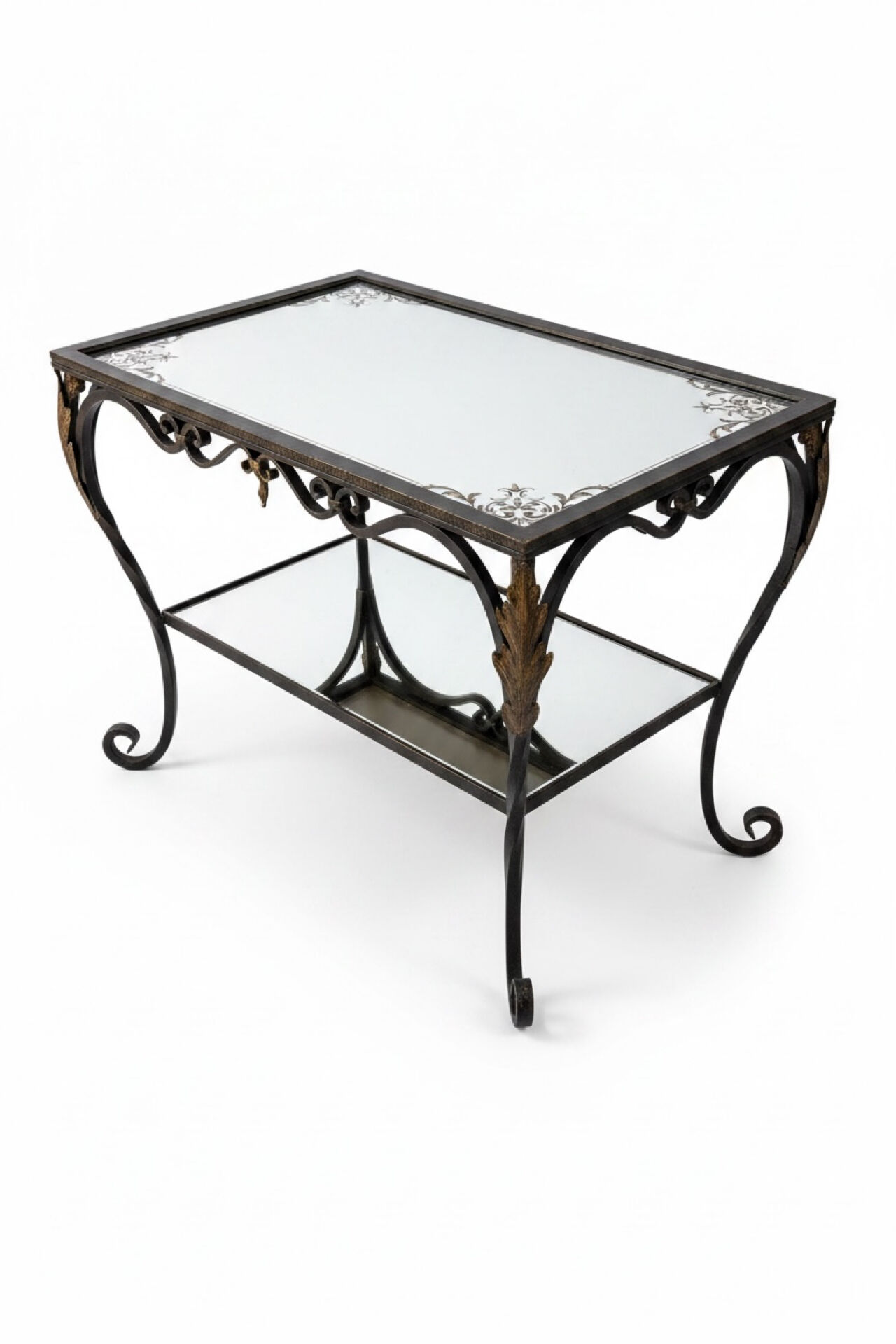 Mirror coffee table, circa 1920
