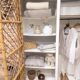 Rattan wardrobe