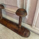 Wall-mounted wooden coat rack with 6 hooks