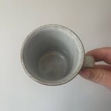Set of vintage Duncan Ceramics glazed stoneware mugs made in Scotland Style