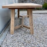 Farmhouse table walnut stripped 200 cm