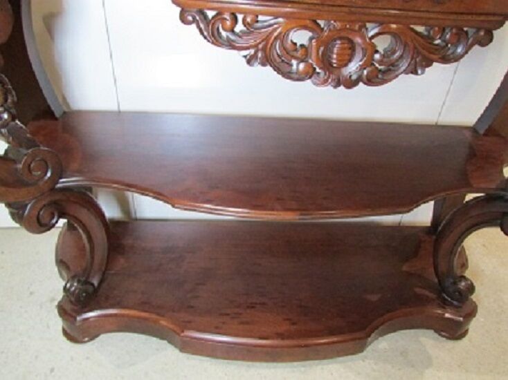 Mahogany Napoleon III console