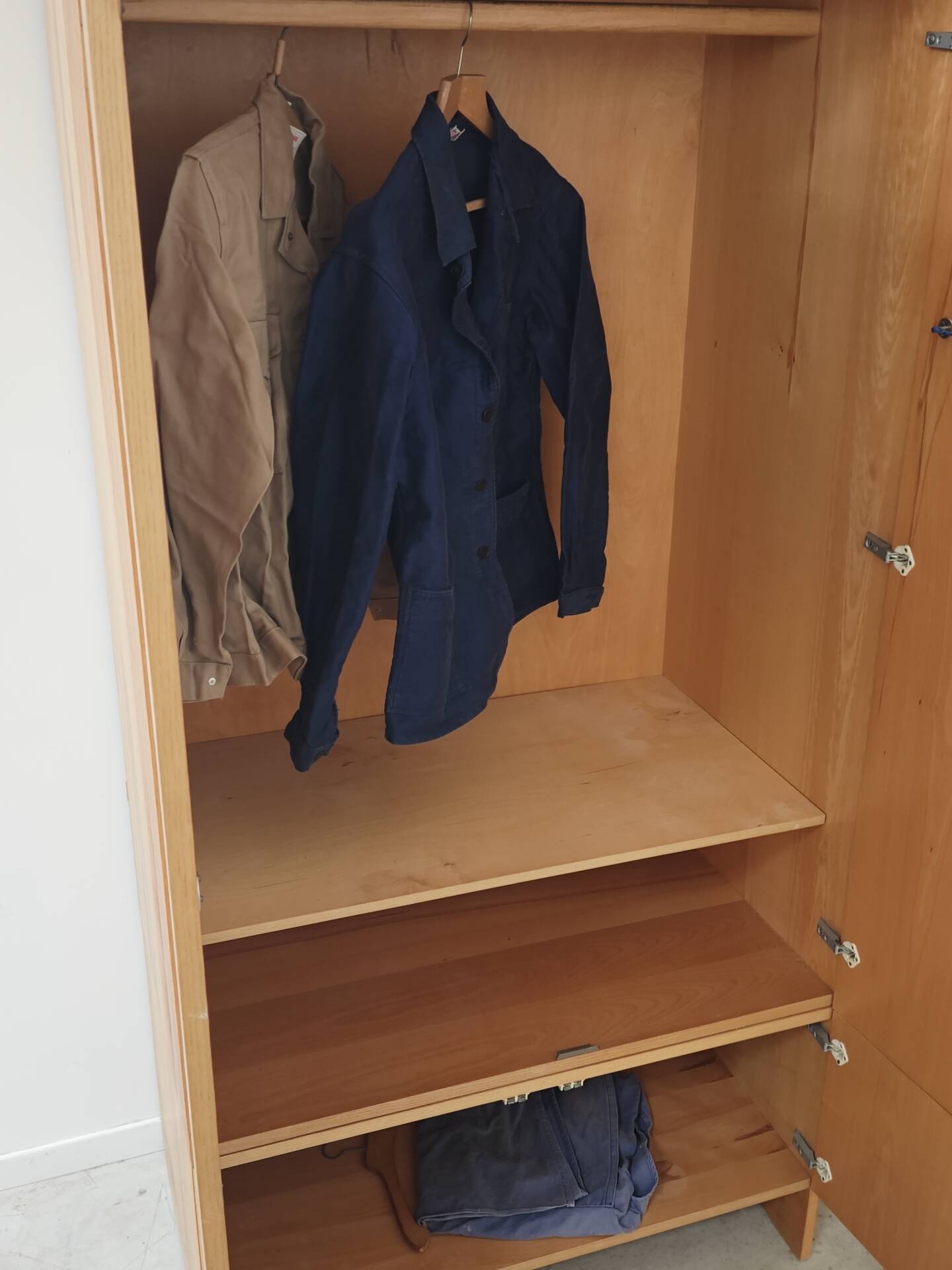 Large wooden wardrobe Drevotex 1970