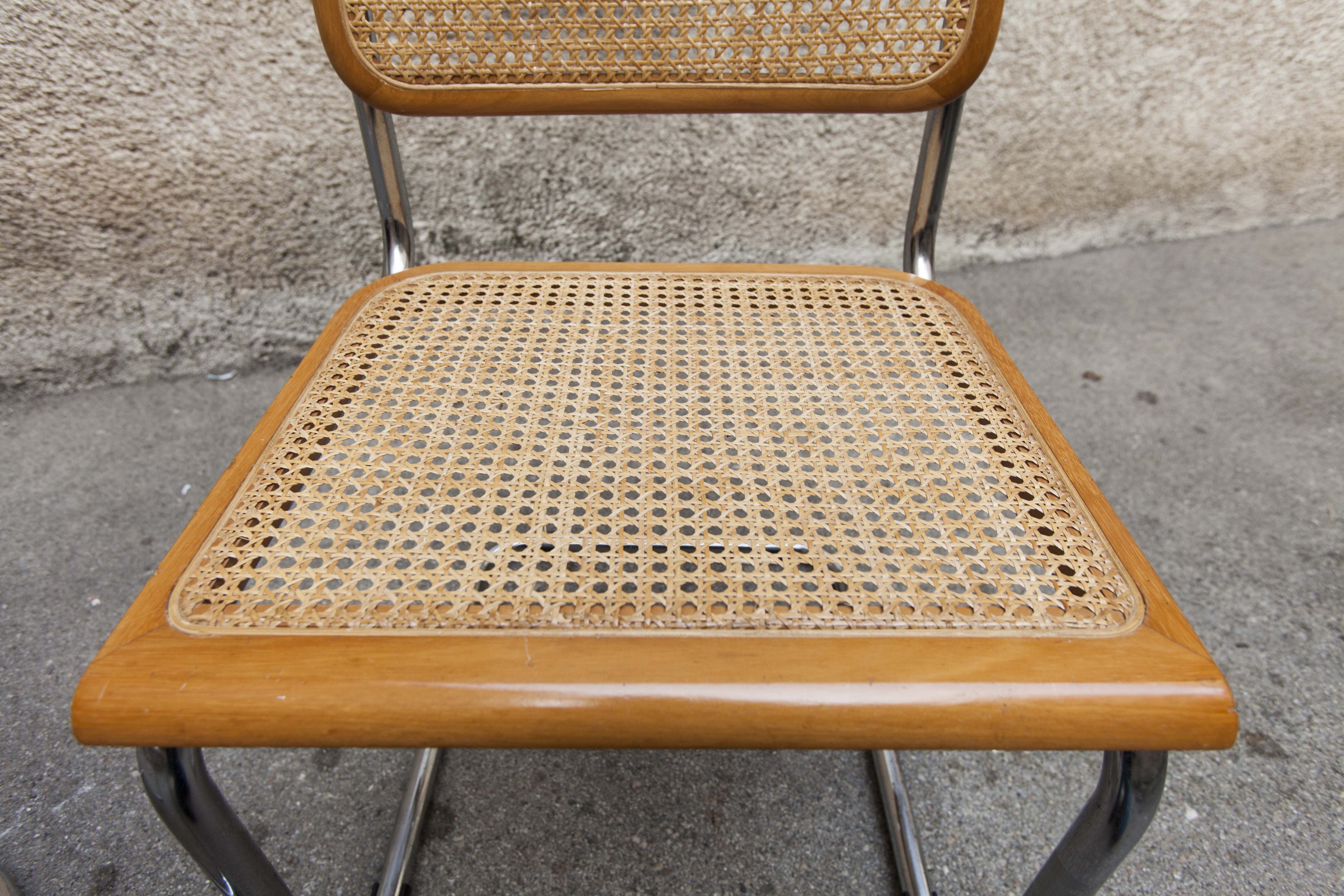 Pair of chairs, Marcel Breuer B 32