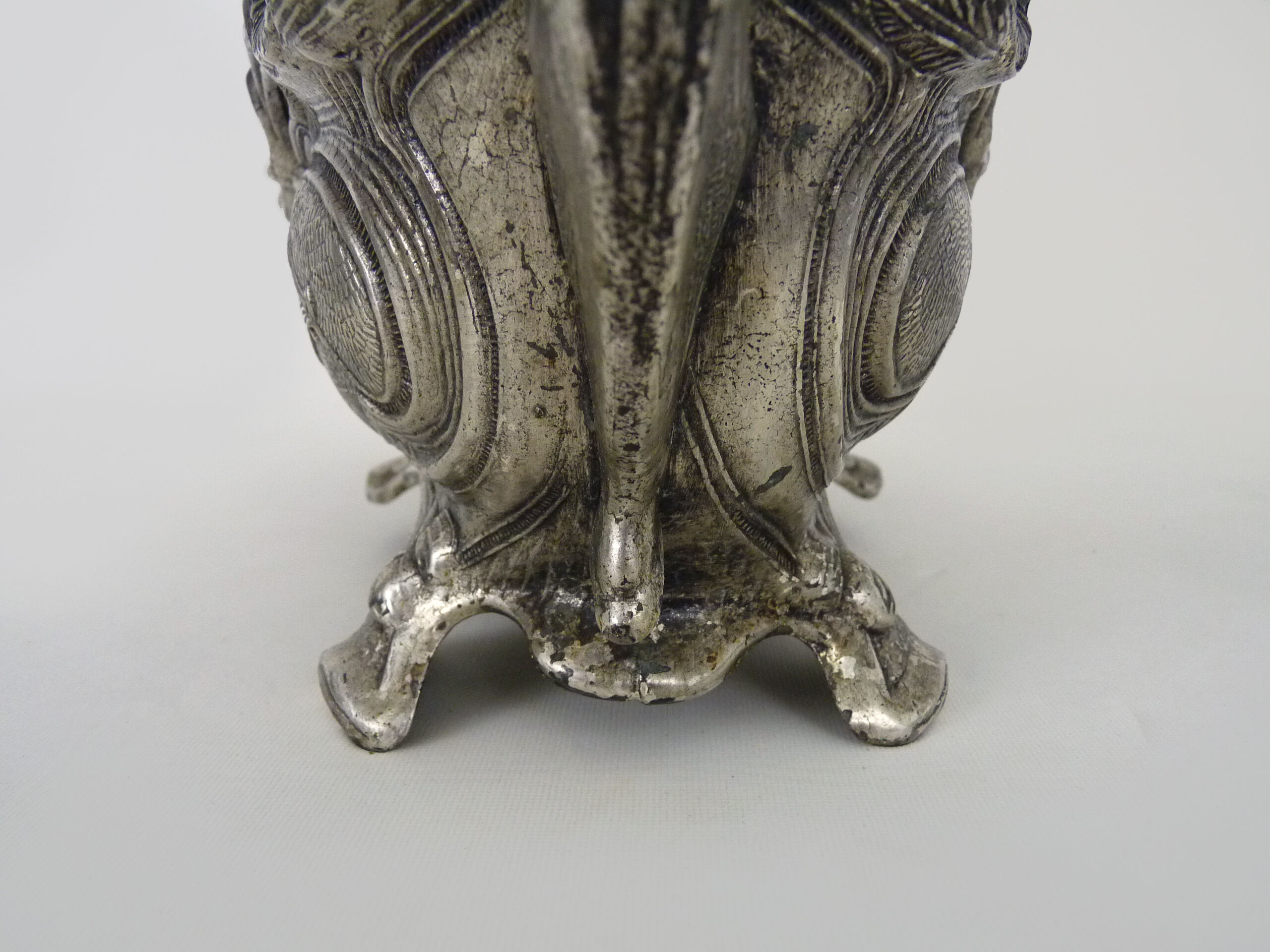 Silver bronze planter Art Nouveau era