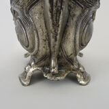 Jardinière en bronze argenté époque Art Nouveau