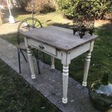 Ancient small farm kitchen table 1940