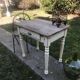 Ancient small farm kitchen table 1940