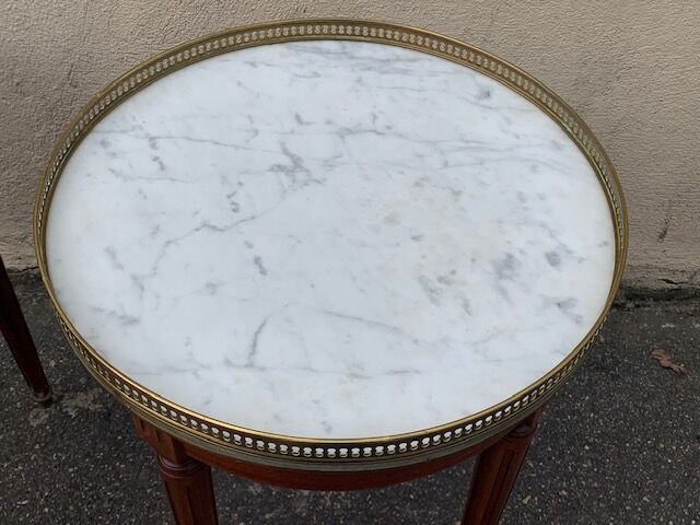 Table basse bouillotte de style Louis XVI