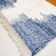 Moroccan Berber rug Boujaad ecru with colorful and mottled patterns 300x212cm