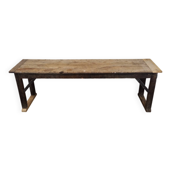 Ancienne table de ferme rustique