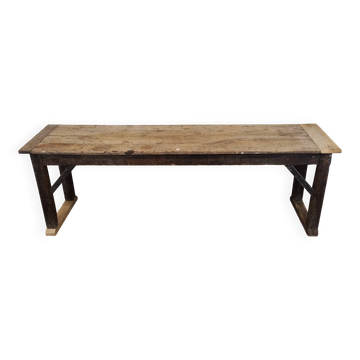 Old rustic farmhouse table