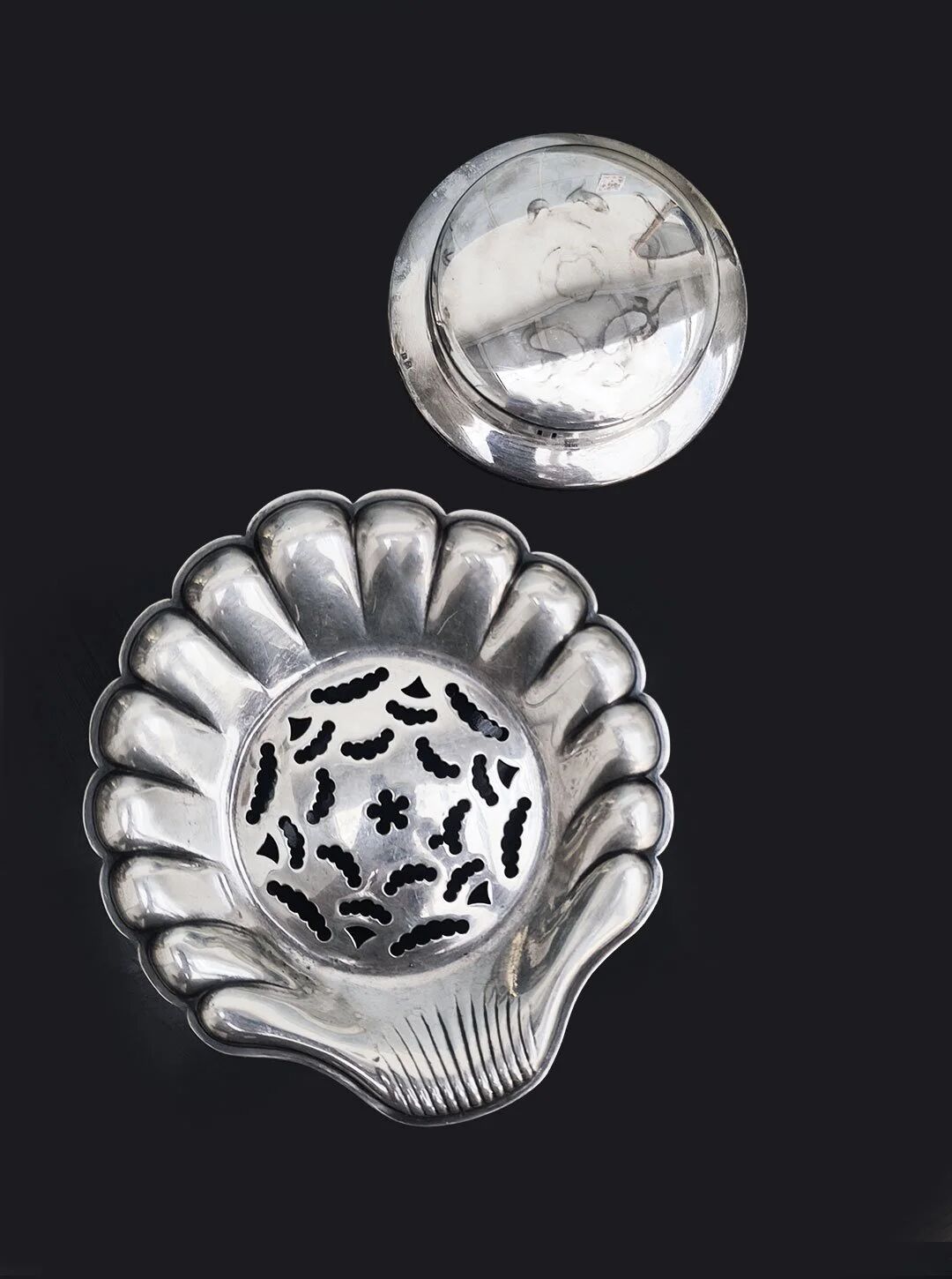Beurrier Coquillor en forme de coquillage