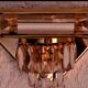 Vintage crystal wall sconce