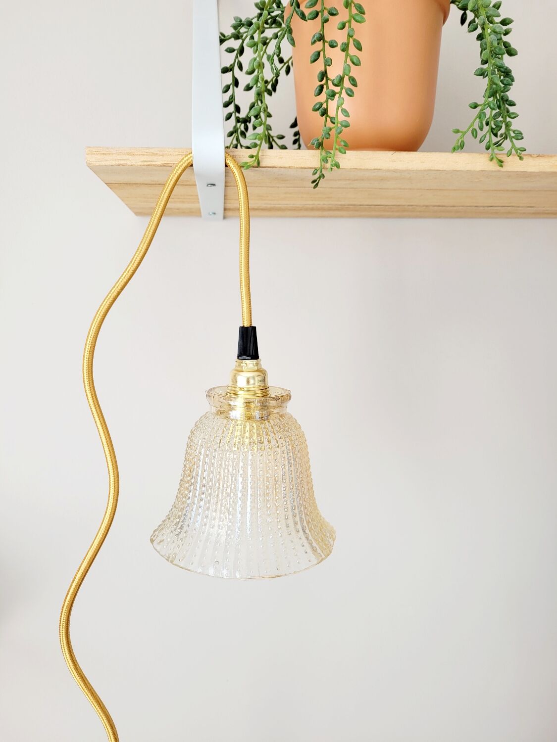 Pair of vintage portable lamps