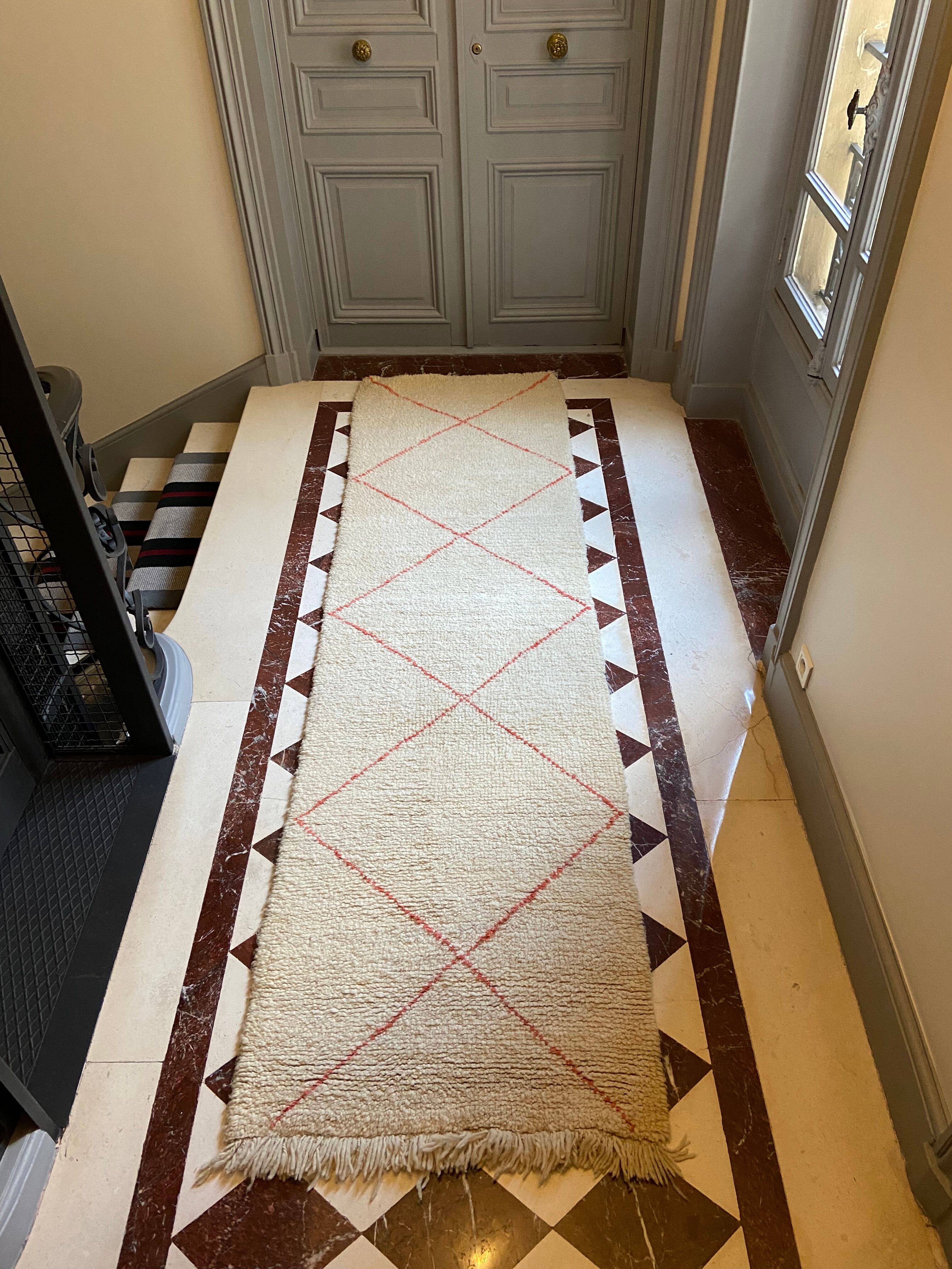 Corridor carpet béni ouarain 83 x 290 cm