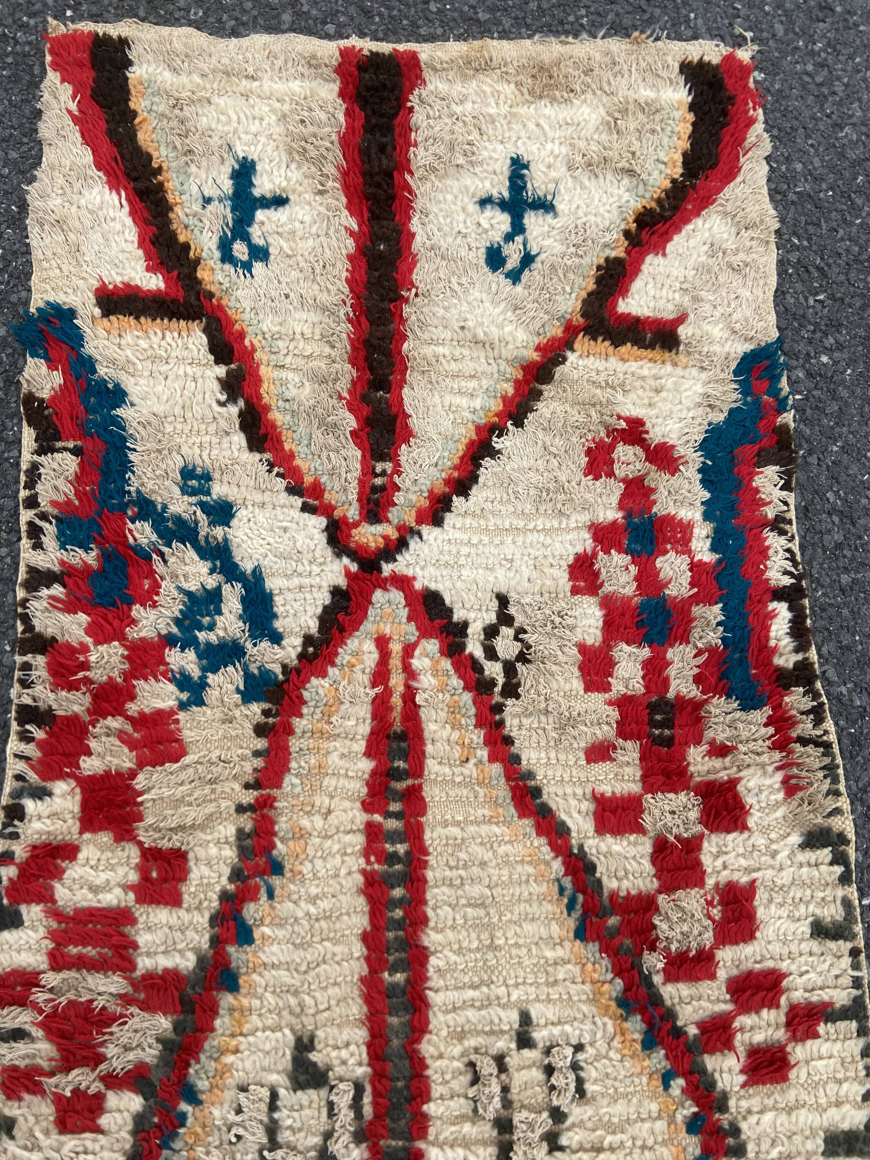 Berber carpet azilal 65x150cm