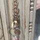 Wardrobe 3 doors, 3 drawers Louis XVI style patinated