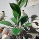 Metal flower bouquet ceiling chandelier